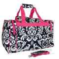 Personalized Fancy Design Black Polyester Large Capacity Duffle Bags